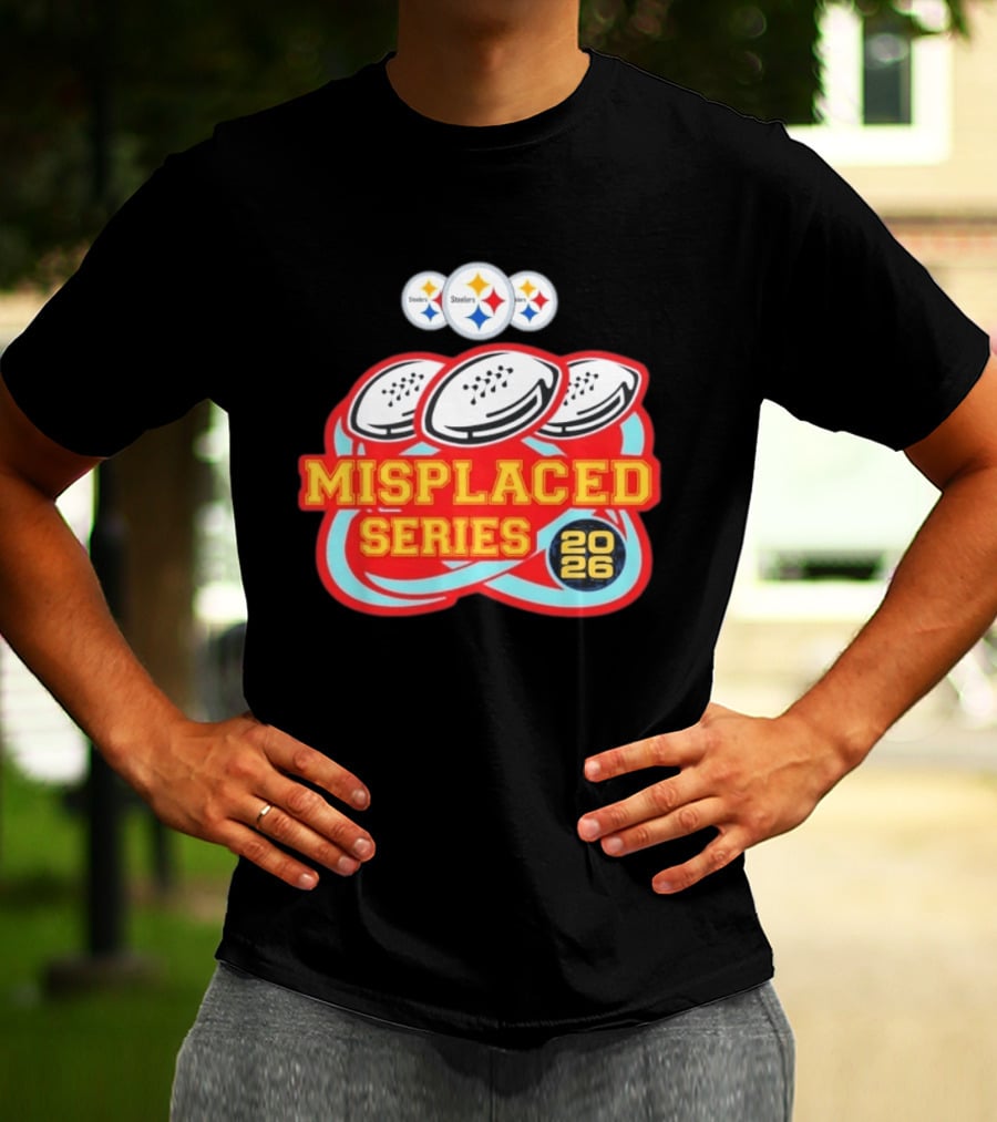 Steelers Misplaced Series 2026 Football Trio T-Shirt