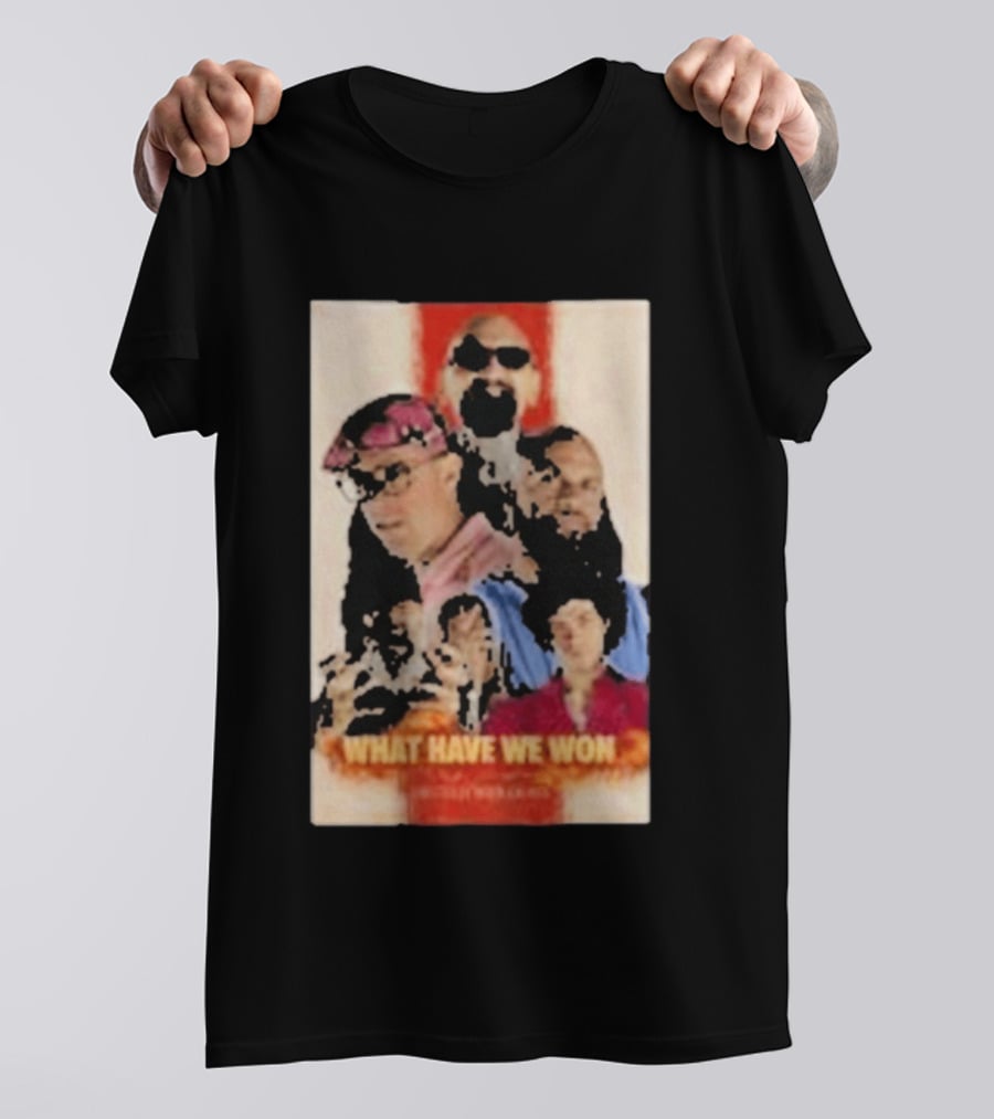 What Have We Won Marshmallow Napalm Band Members Collage T-Shirt
