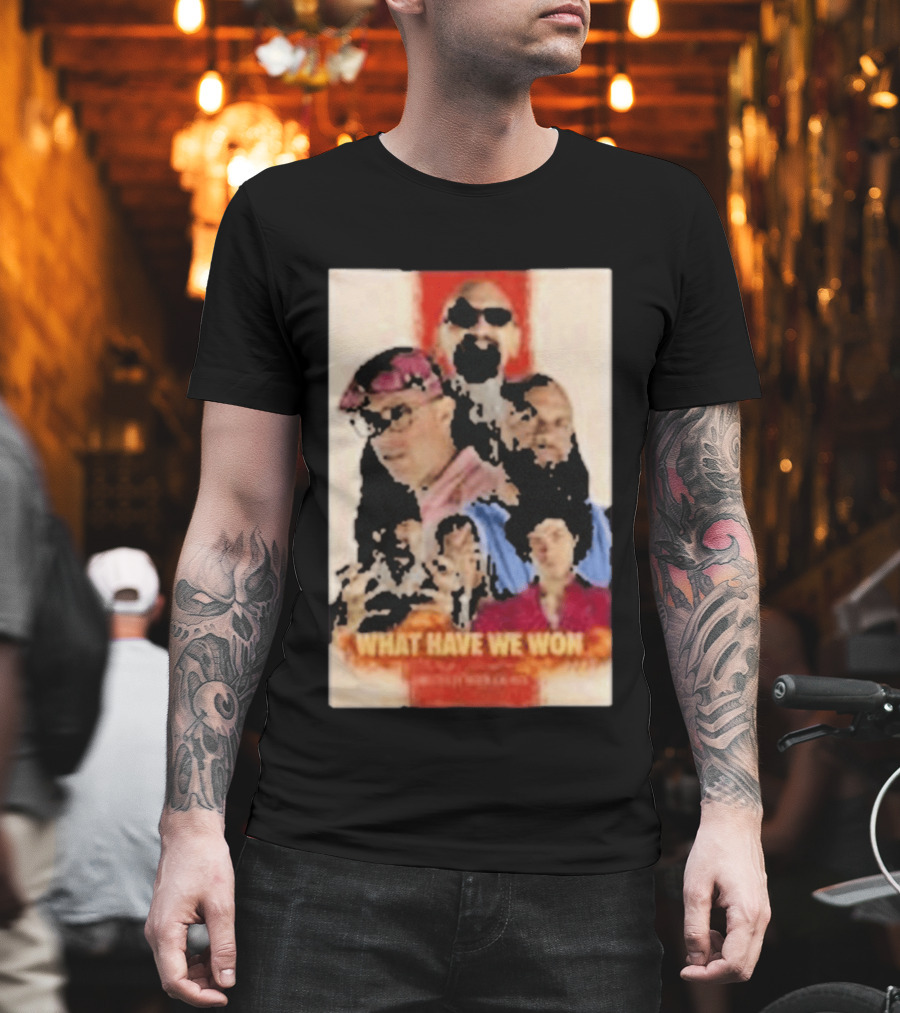 What Have We Won Marshmallow Napalm Band Members Collage T-Shirt