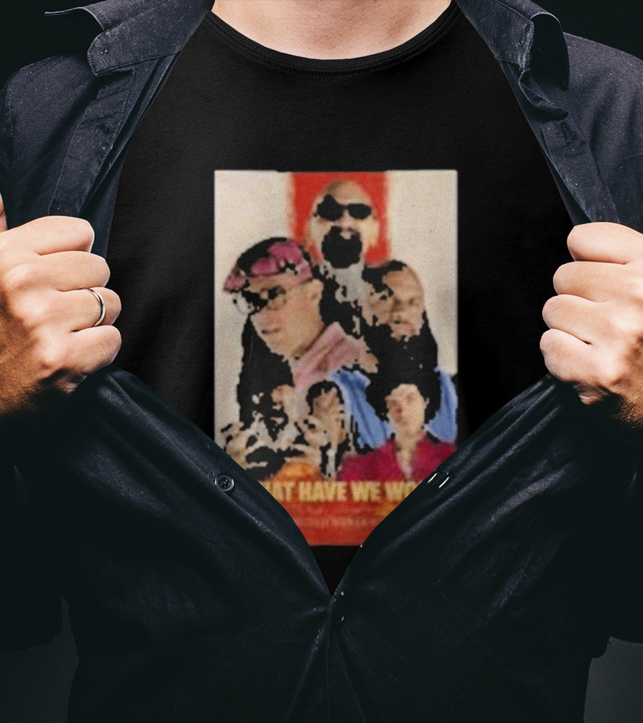 What Have We Won Marshmallow Napalm Band Members Collage T-Shirt