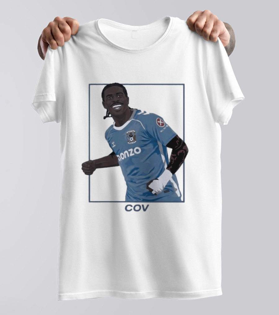 Coventry City FC Haji Wright Monzo Sponsor Premier League Comeback T-Shirt