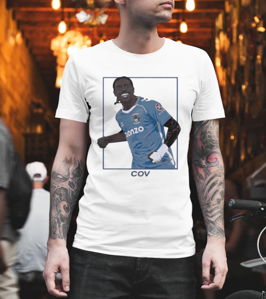 Coventry City FC Haji Wright Monzo Sponsor Premier League Comeback T-Shirt