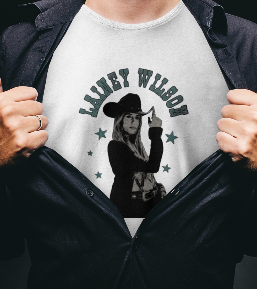 Lainey Wilson Tour 26 Western Cowboy Hat Starry Country Music T-Shirt