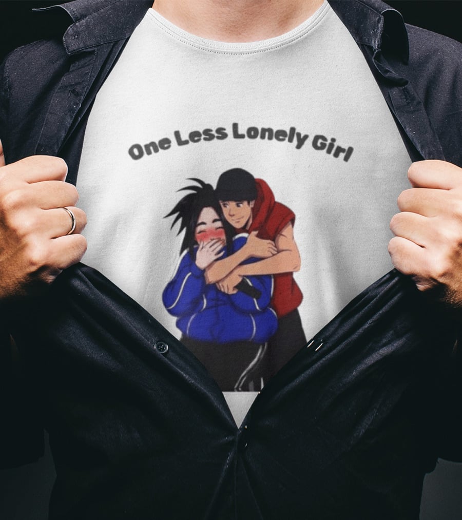 One Less Lonely Girl Justin Bieber Billie Eilish Coachella Hug 2026 T-Shirt