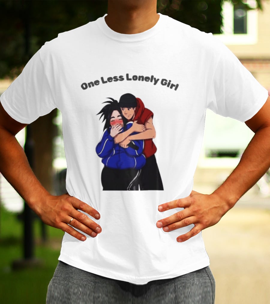 One Less Lonely Girl Justin Bieber Billie Eilish Coachella Hug 2026 T-Shirt