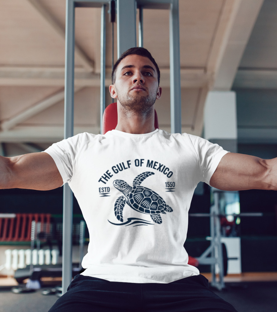 The Gulf Of Mexico Estd 1550 Sea Turtle T-Shirt