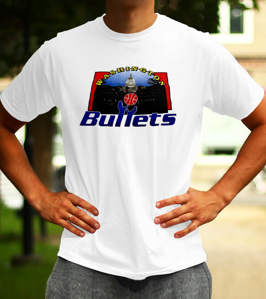 Washington Bullets Capitol Basketball T-Shirt