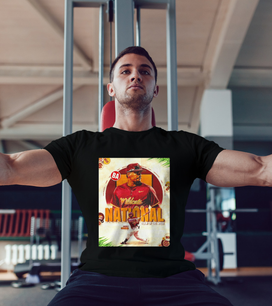 Andrey Martinez Wildcats National Team Of The Week Bethune Cookman T-Shirt