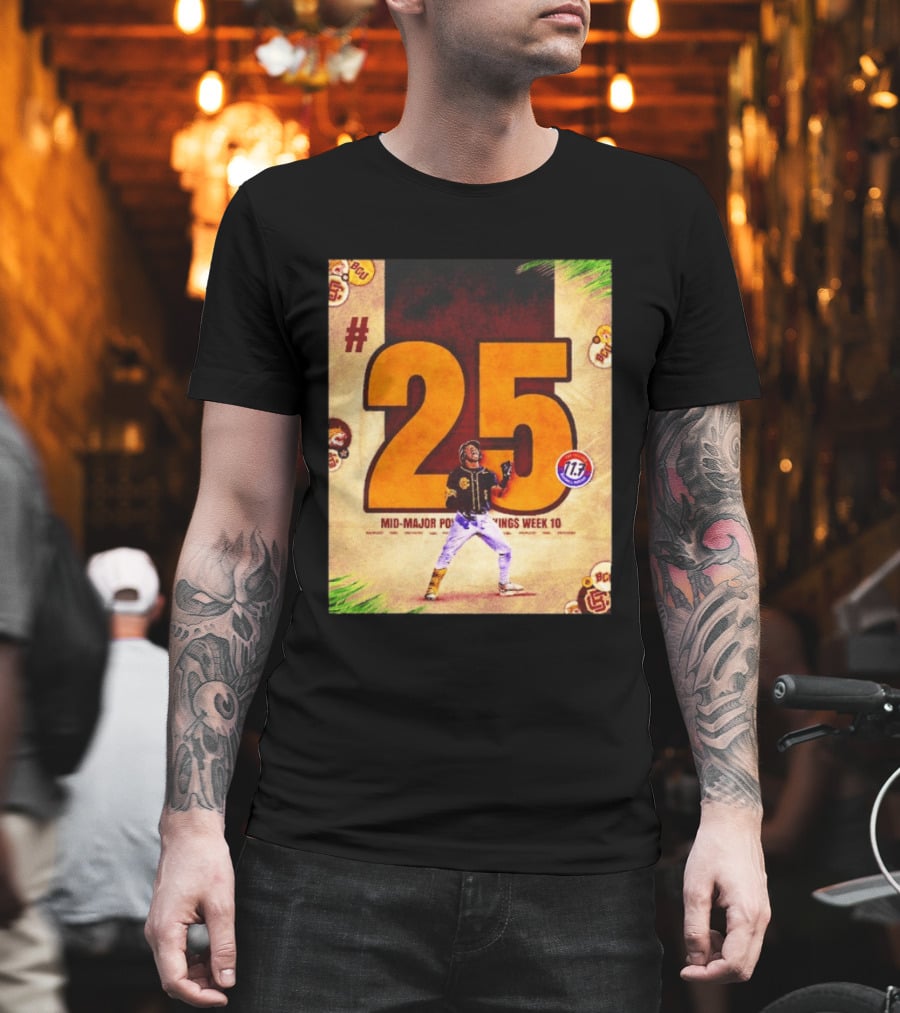 #25 Mid Major Power Rankings Week 10 Bethune Cookman Wildcats T-Shirt