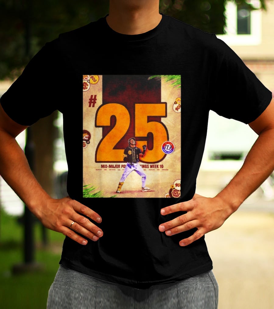 #25 Mid Major Power Rankings Week 10 Bethune Cookman Wildcats T-Shirt