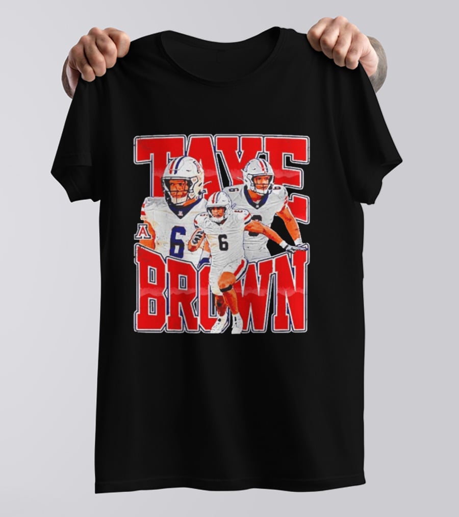 Taye Brown Arizona Wildcats Football Player Number 6 Collage T-Shirt