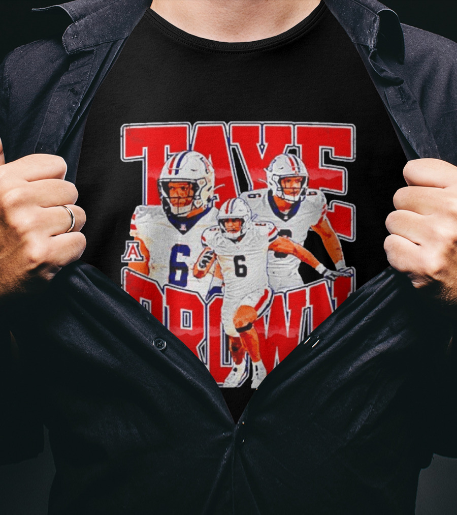 Taye Brown Arizona Wildcats Football Player Number 6 Collage T-Shirt