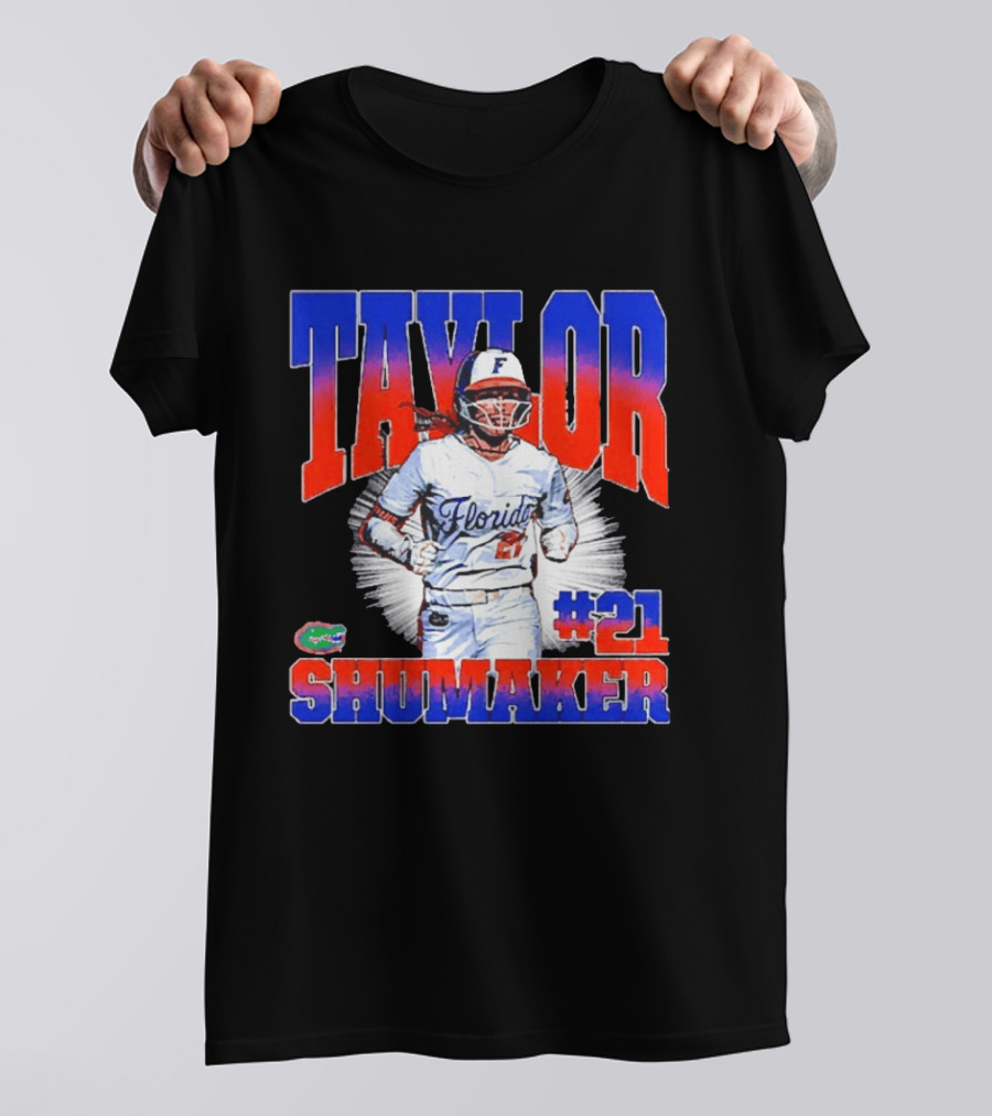 Florida Gators Taylor Shumaker NCAA Softball #21 T-Shirt