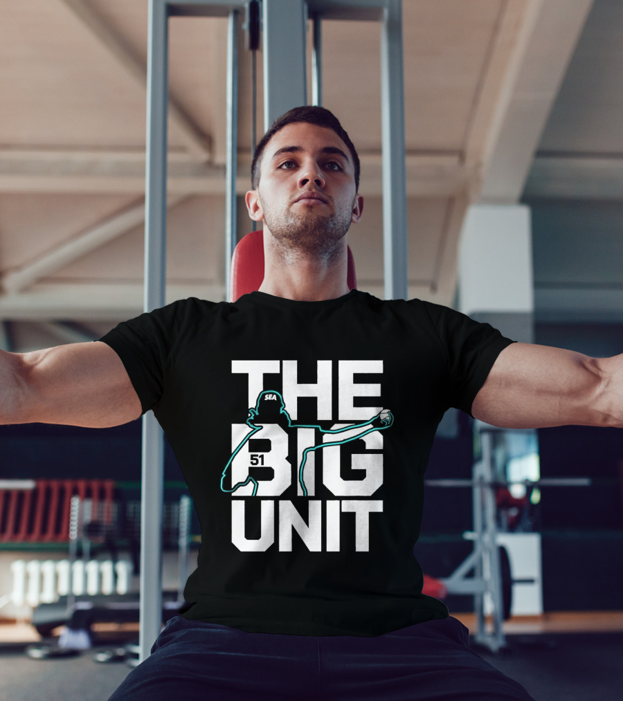 The Big Unit Randy Johnson Seattle Mariners Baseball Pitcher T-Shirt