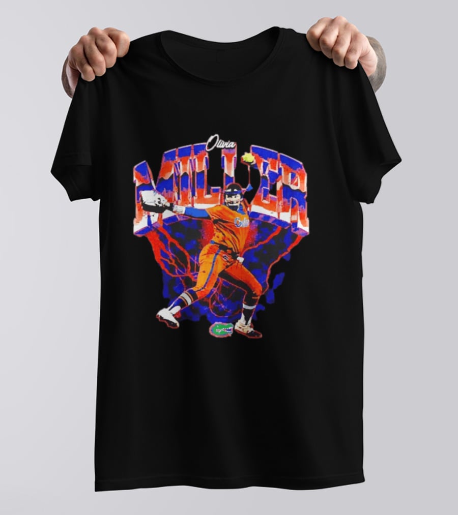 Florida Gators Softball Olivia Miller Lightning Pitcher T-Shirt