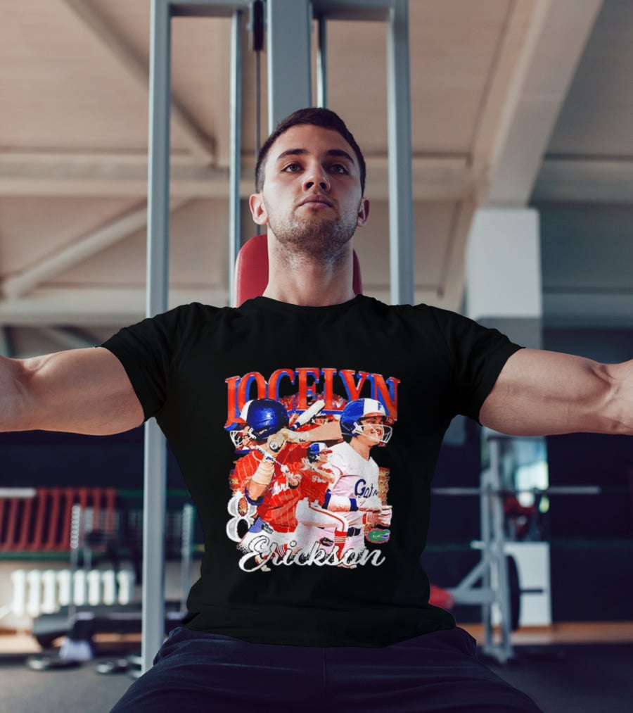 Jocelyn Erickson Florida Gators Softball Player Collage T-Shirt