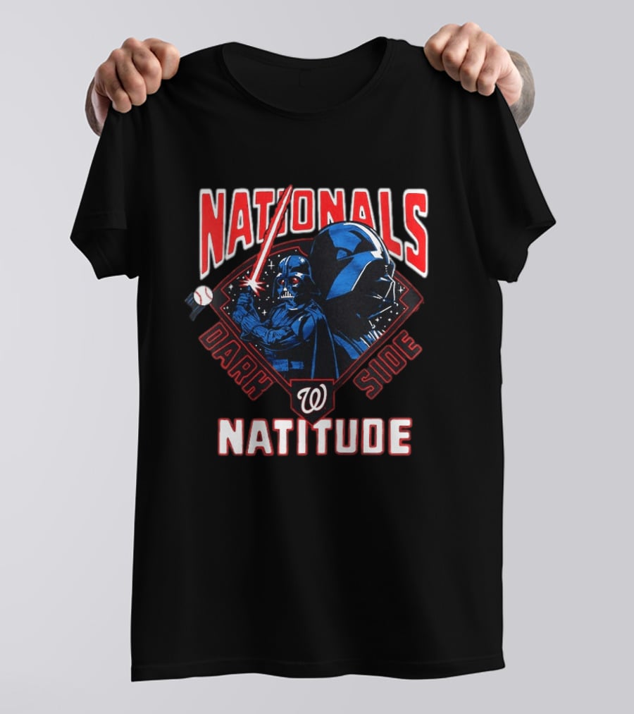 Nationals Natitude Dark Side Darth Vader Star Wars T-Shirt