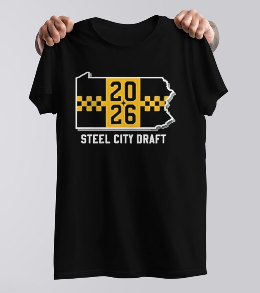 Steel City Draft 2026 Pittsburgh Pennsylvania Host City Pittsburgh Pirates MLB T-Shirt