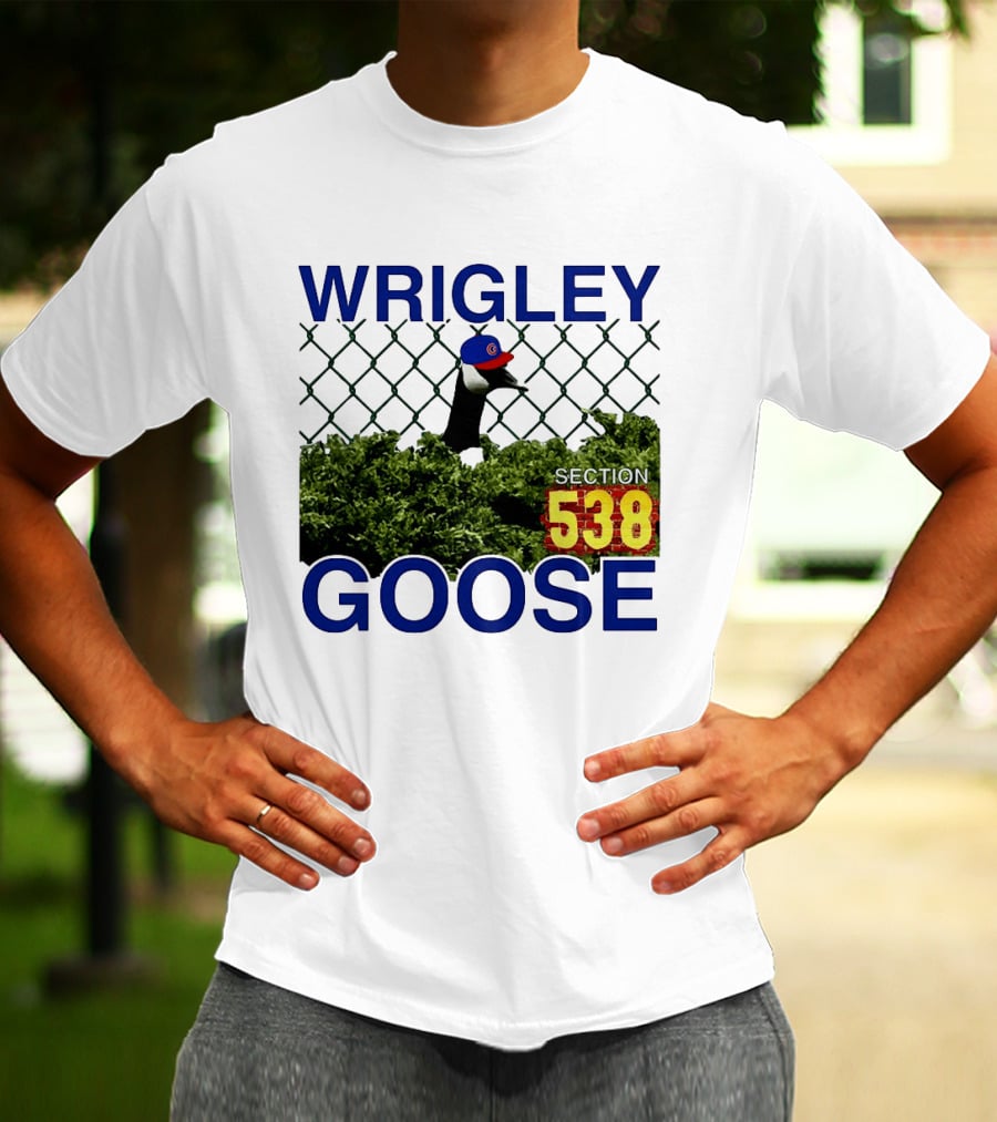 Wrigley Goose Section 538 Chicago Cubs MLB T-Shirt