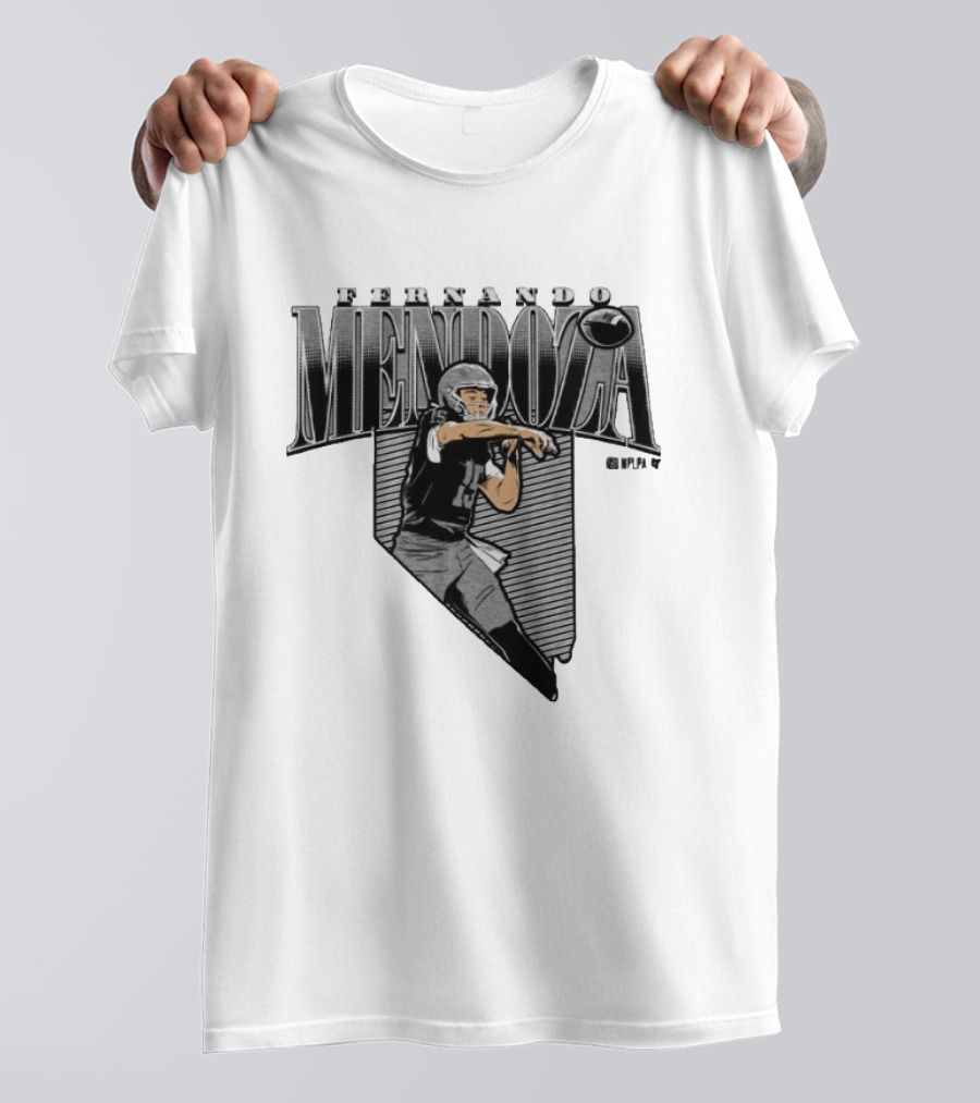 Fernando Mendoza State Star Football Quarterback Remix T-Shirt