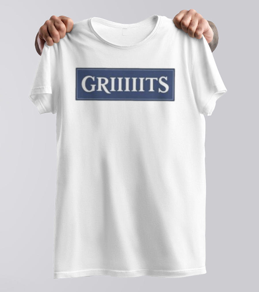 Jill Scott Miss Griiits Bold Text Rectangular Navy T-Shirt