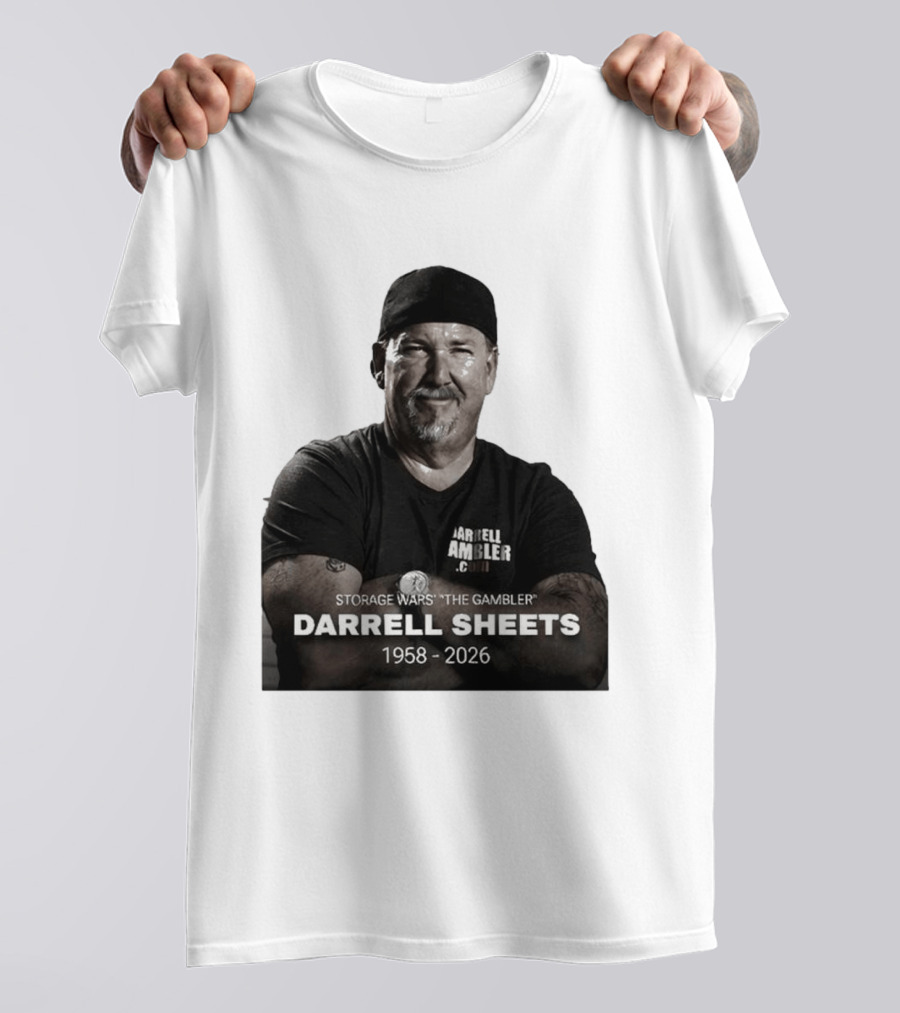 Storage Wars The Gambler Darrell Sheets 1958 2026 T-Shirt