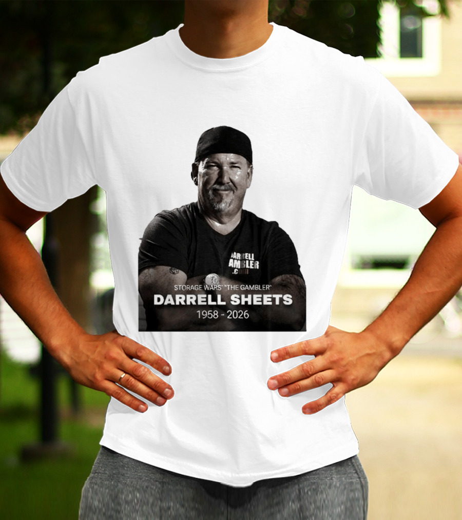 Storage Wars The Gambler Darrell Sheets 1958 2026 T-Shirt