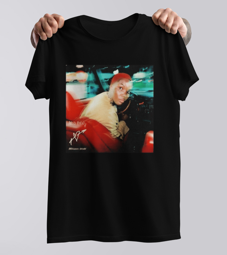 Arlo Parks Ambiguous Desire Heart Signature Vibrant Driving Scene T-Shirt