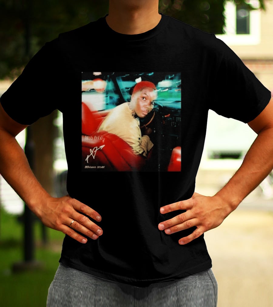 Arlo Parks Ambiguous Desire Heart Signature Vibrant Driving Scene T-Shirt