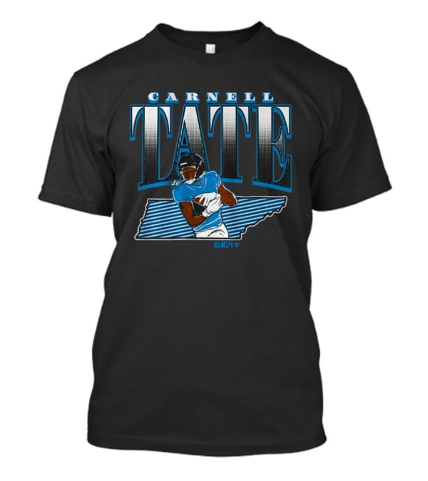 Carnell Tate Tennessee Titans 2026 Draft Player T-Shirt
