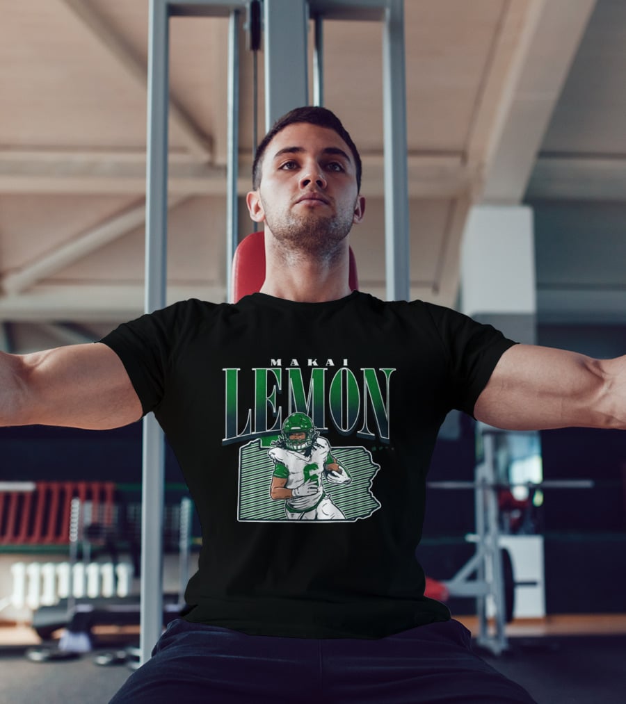 Makai Lemon Philadelphia Eagles Draft Player 2026 T-Shirt