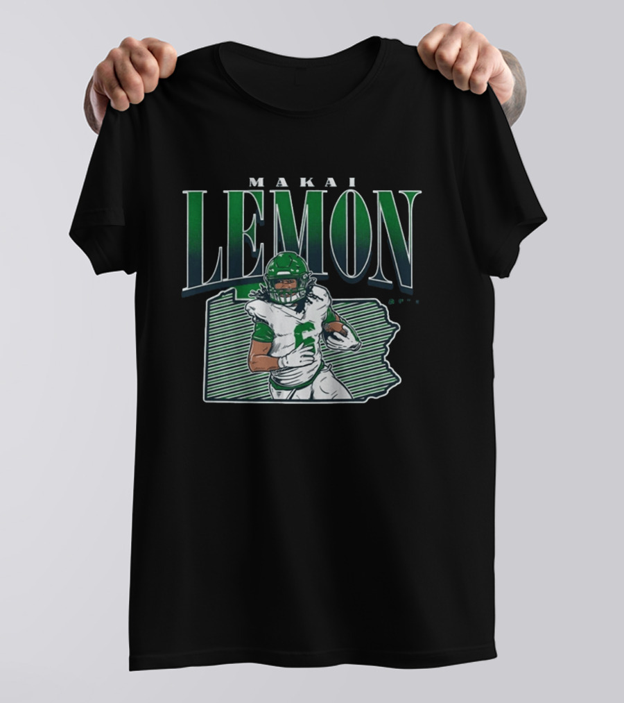 Makai Lemon Philadelphia Eagles Draft Player 2026 T-Shirt