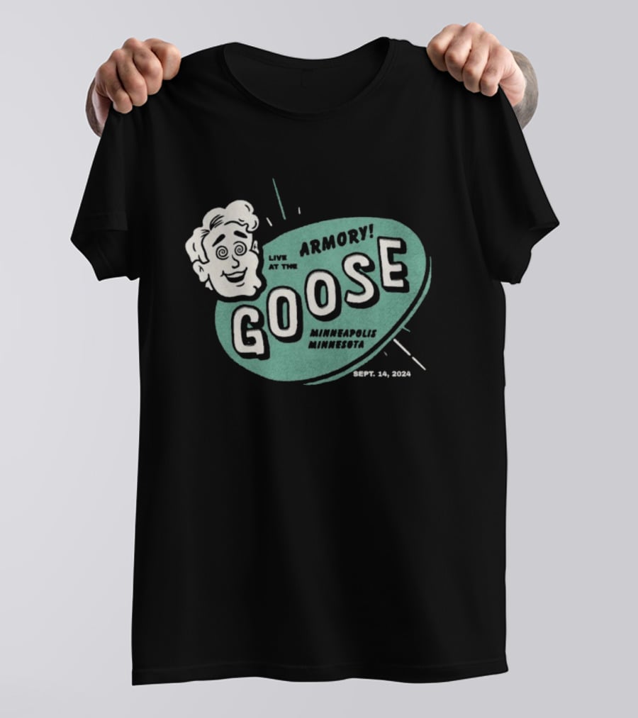 Live At The Armory Goose Minneapolis Minnesota Sept 14 2024 Event T-Shirt