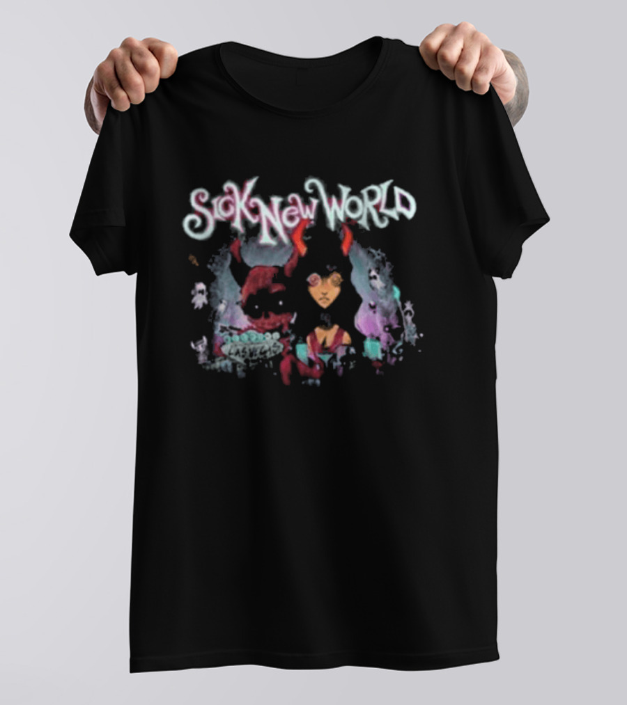 Sick New World Las Vegas Festival 2026 Red Devil April 25 Festival Grounds T-Shirt