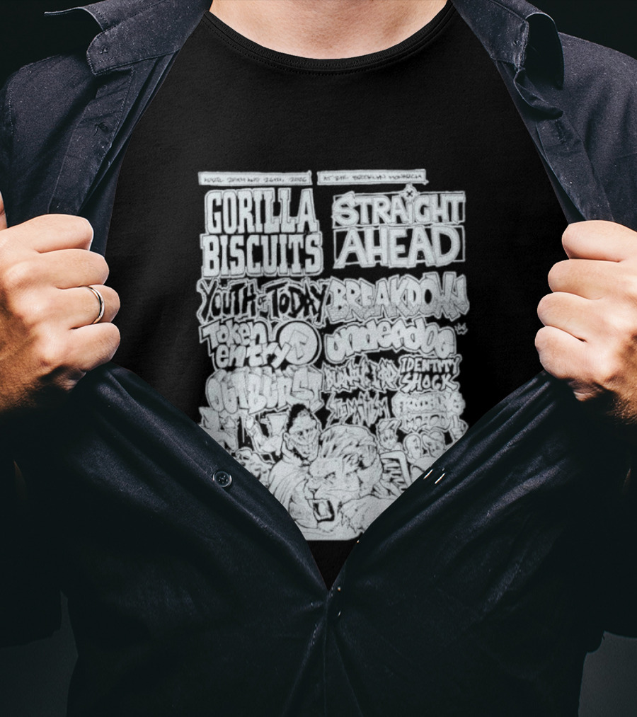 Gorilla Biscuits The Brooklyn Monarch April 25 26 2026 T-Shirt