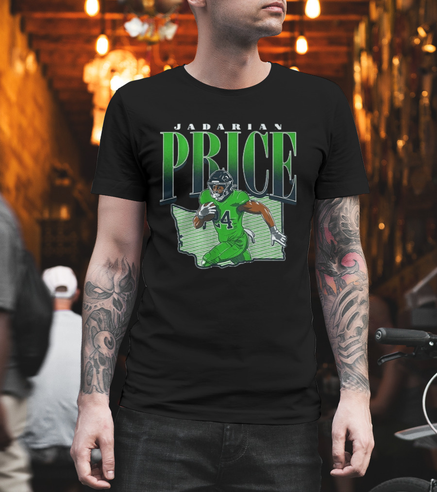 Jadarian Price Seattle Football 2026 Draft Prospect Player T-Shirt