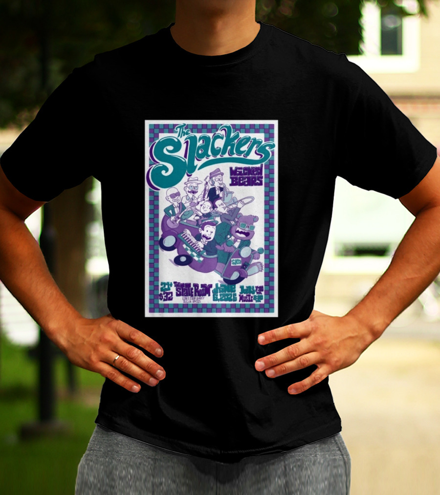 The Slackers Wocked Bears Concert June 6 2026 The State Room Salt Lake City T-Shirt