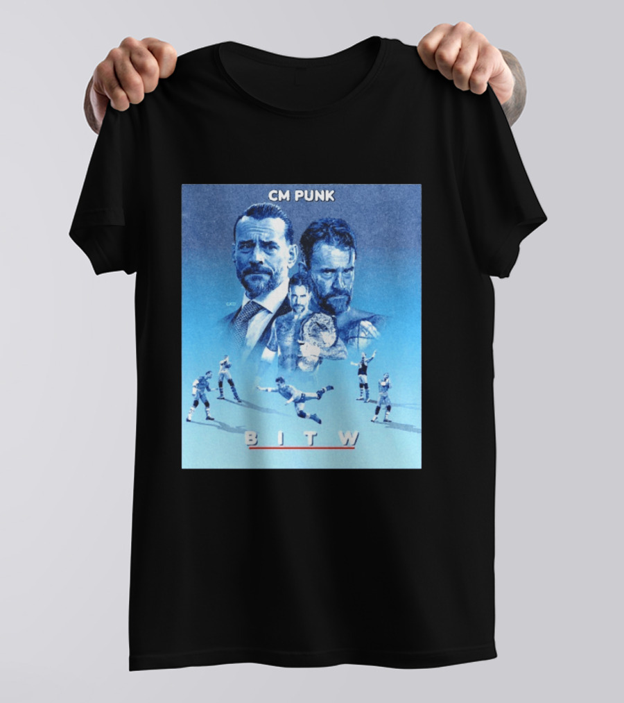 CM Punk BITW Wrestling Champion T-Shirt