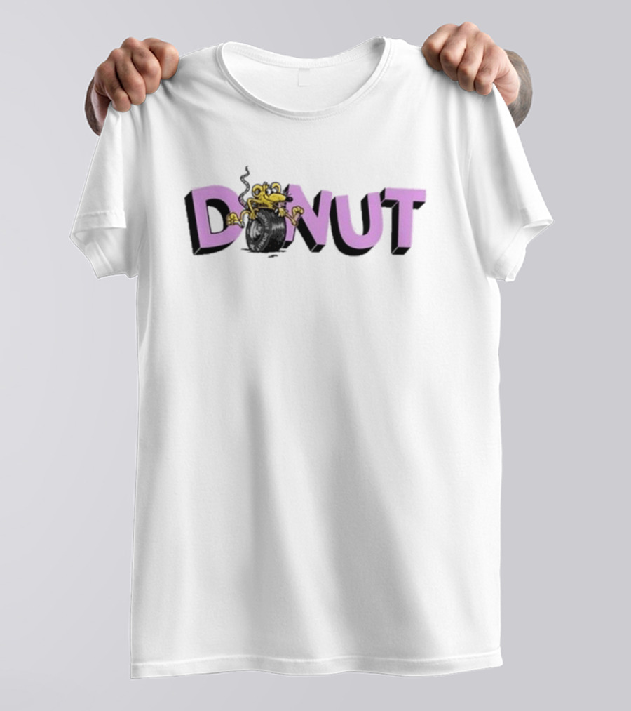 Donut Skrrrt The Rat Vintage Cartoon T-Shirt
