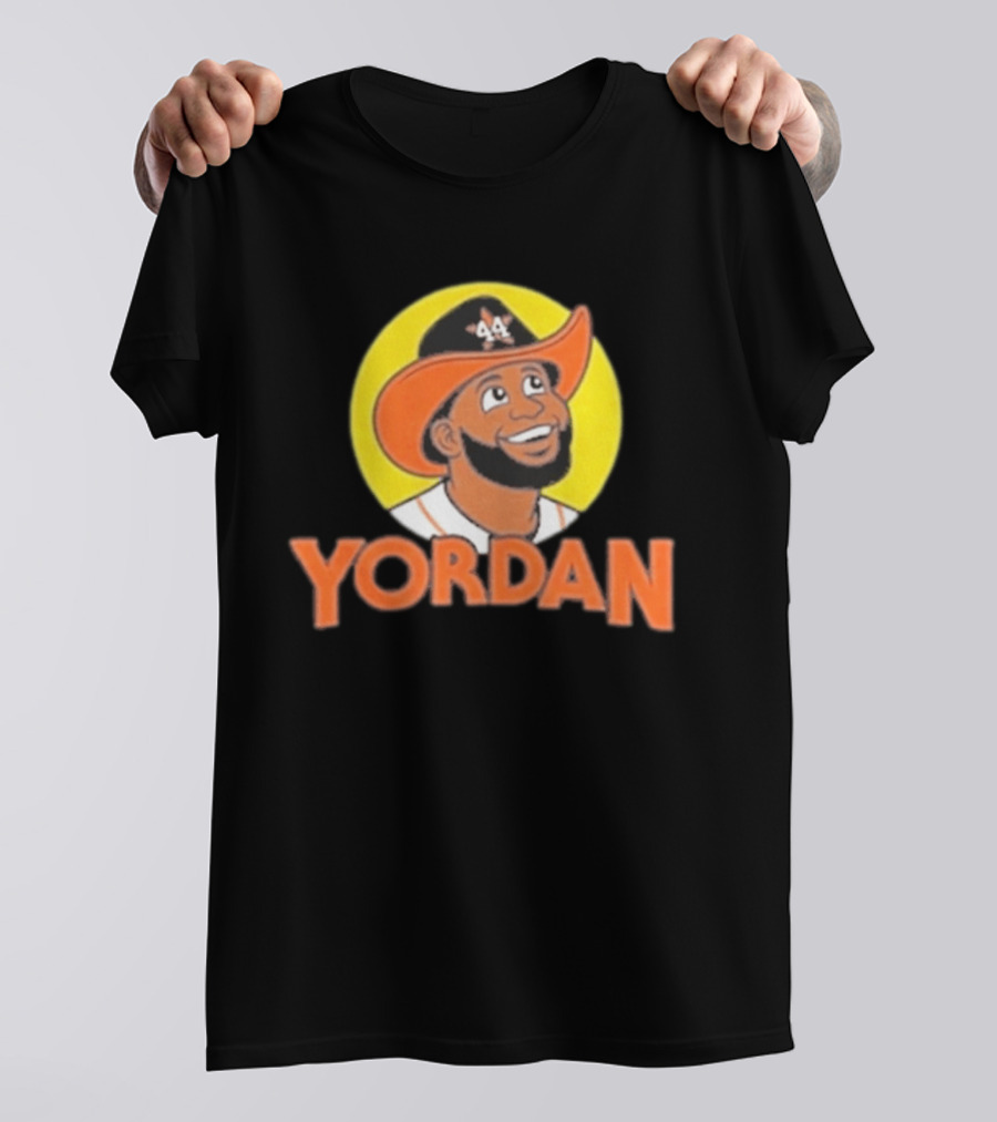Yordan Alvarez 44 Cowboy Hat Baseball T-Shirt