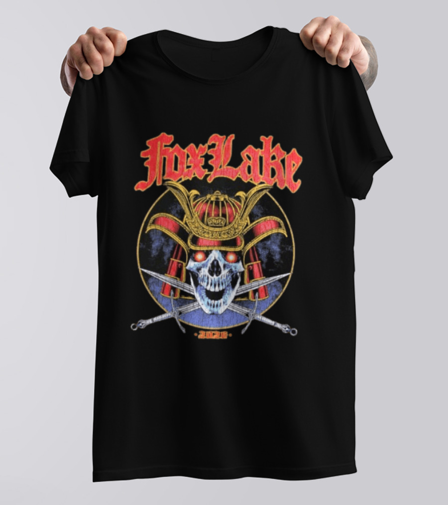 Fox Lake Samurai Skull 2026 Are You Ready To Die T-Shirt