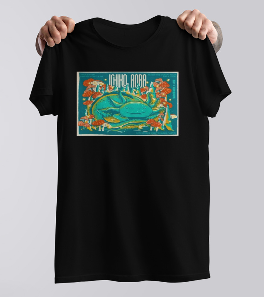 Ichiko Aoba The Caverns Grundy County TN Across The Ocean Tour May 3 2026 With Special Guest Charlie Martin T-Shirt