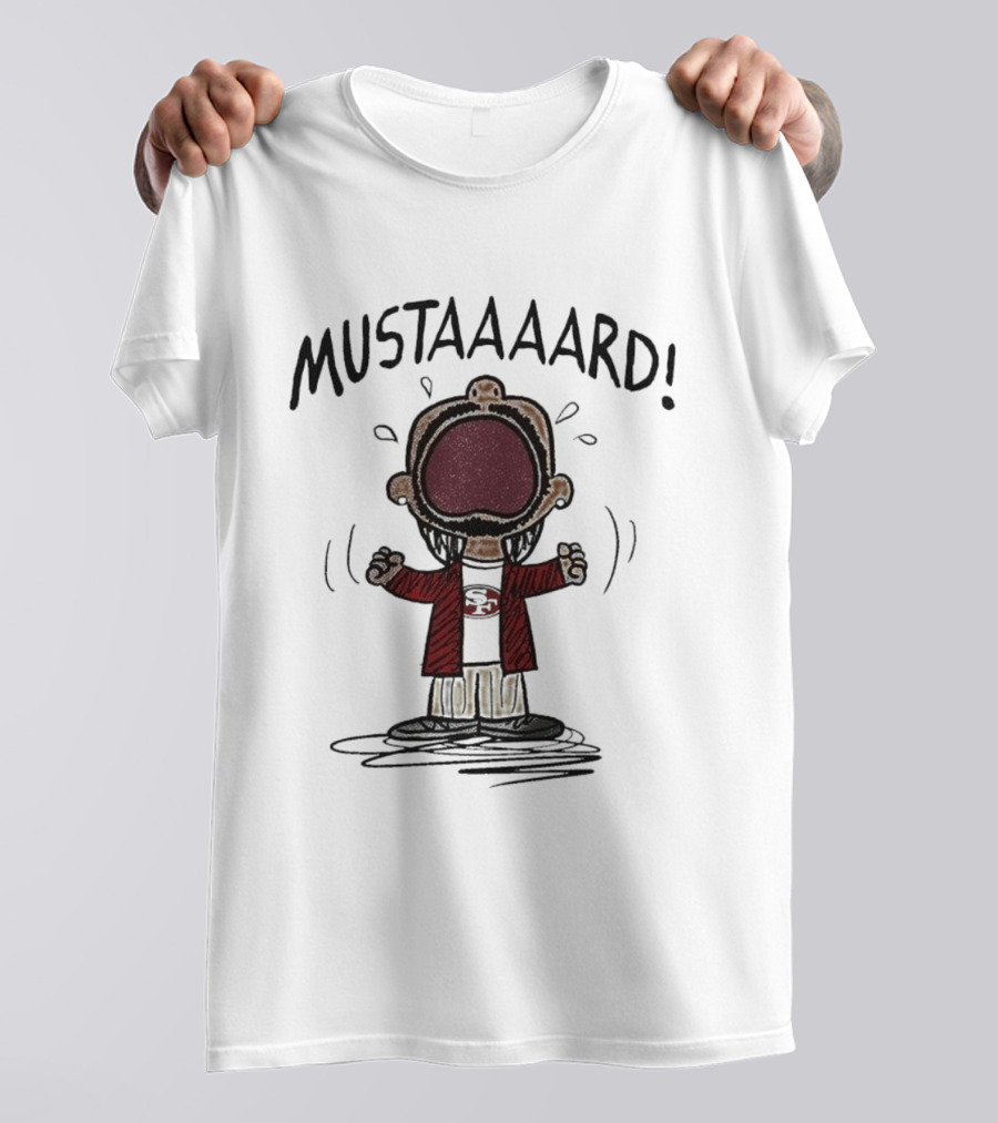 San Francisco 49ers Mustard Crying Character 2024 T-Shirt