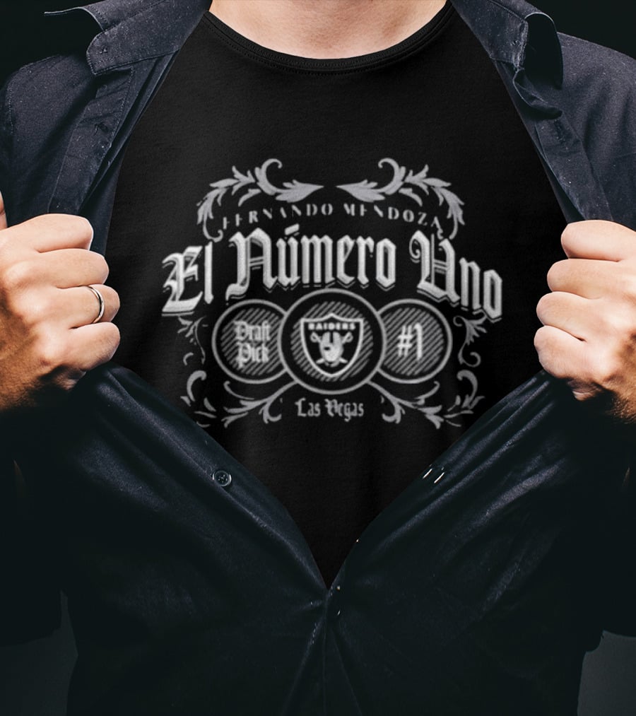 Fernando Mendoza El Número Uno Las Vegas 2026 T-Shirt