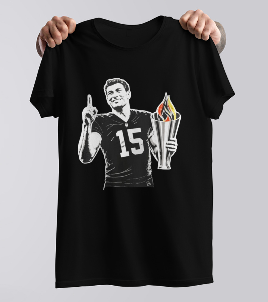 Las Vegas Torch Number 15 Football Player One Of 100 T-Shirt