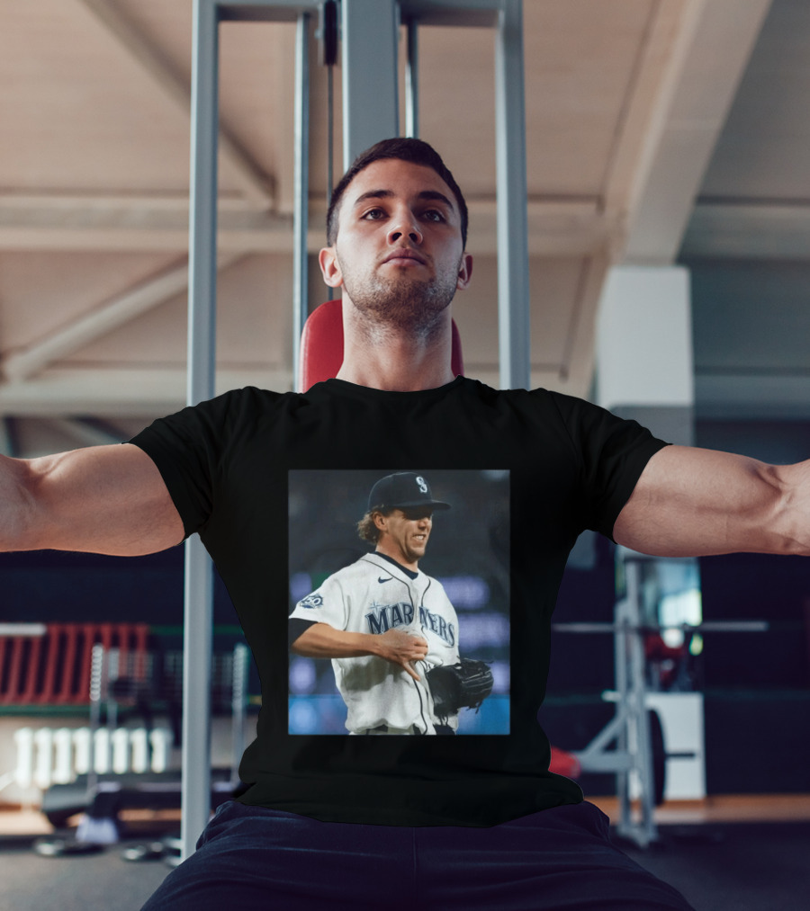 Mariners Baseball Nike Athlete Action Scene MLB T-Shirt