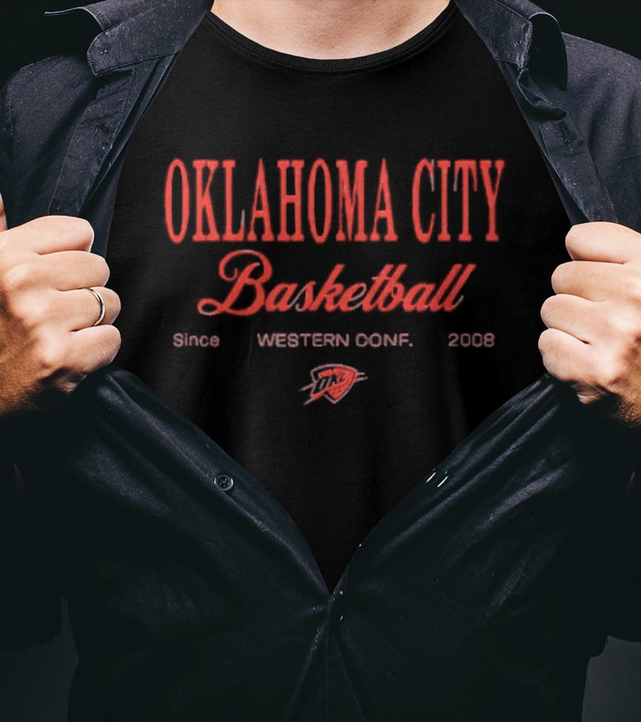 Oklahoma City Basketball Since Western Conf 2008 T-Shirt
