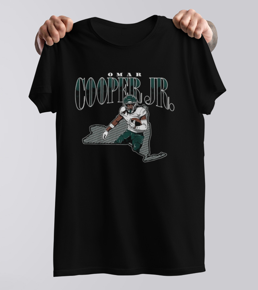 Omar Cooper Jr Football Star New York State Dynamic Action T-Shirt