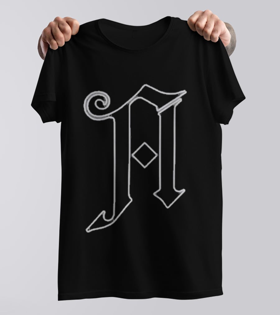 Architects Diamonte Gothic Initial A T-Shirt