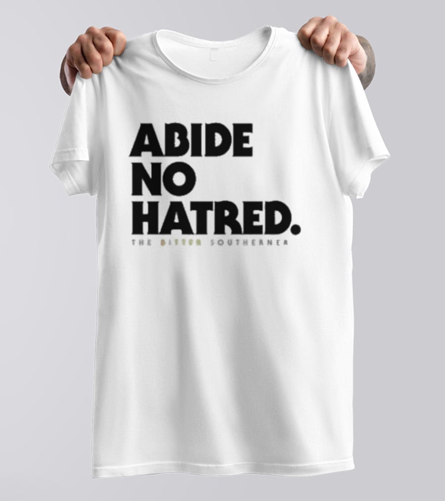 Abide No Hatred Top Button Souvenir T-Shirt